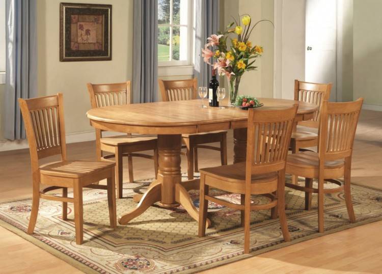 Woodanville Dining Room Table and Chairs (Set of 7), , large