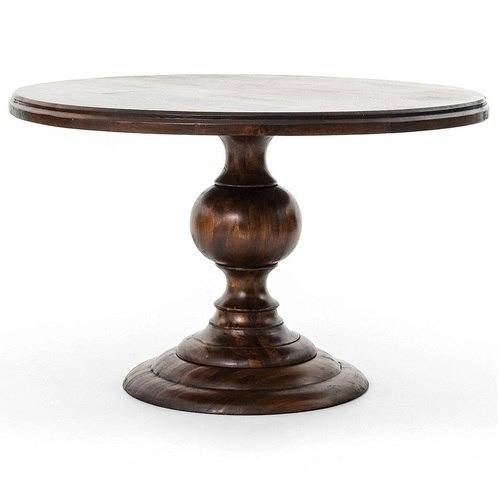 Pedestal Dining Table 60 60 Round Pedestal Dining Table Cocoa for Round  Pedestal Dining Table 60